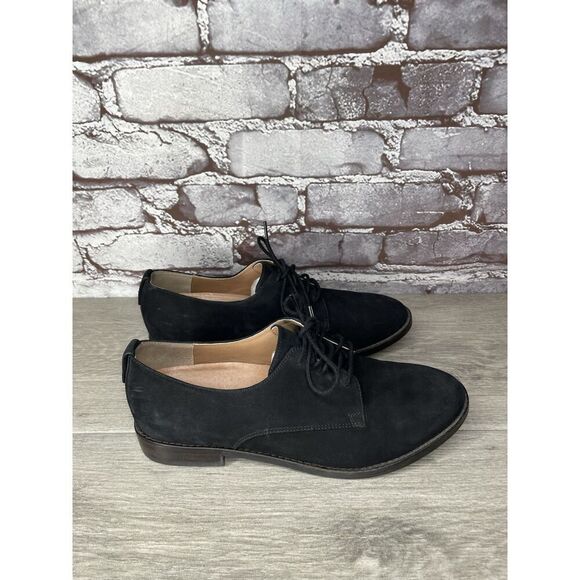 Vionic Weslyn Black Leather Oxfords Comfort Casual Shoes Women Sz 6.5M US/37.5EU - Picture 4 of 16